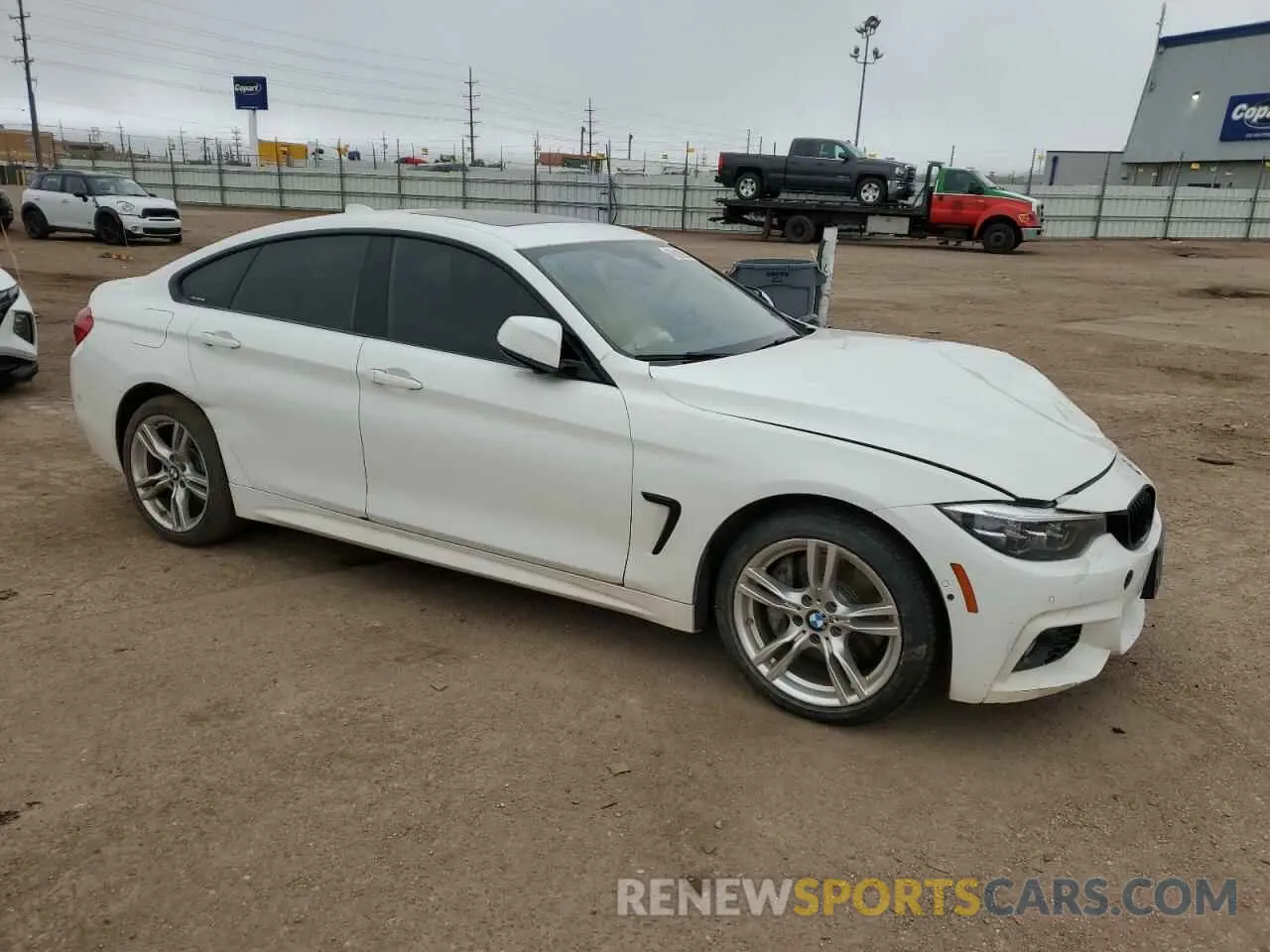 4 fotografías del automóvil dañado WBA4J7C5XKBM75674 BMW 4 SERIES 2019