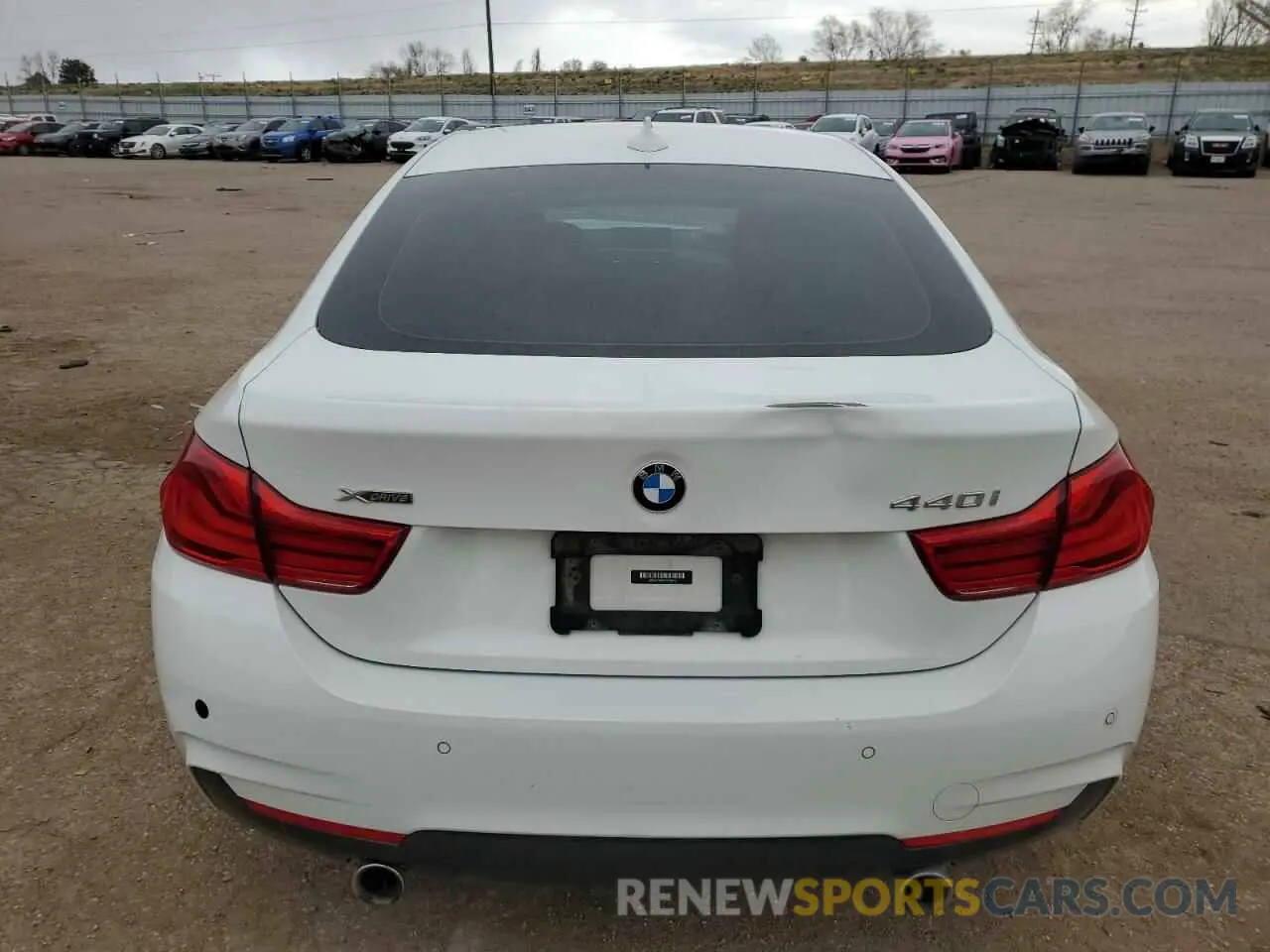 6 fotografías del automóvil dañado WBA4J7C5XKBM75674 BMW 4 SERIES 2019
