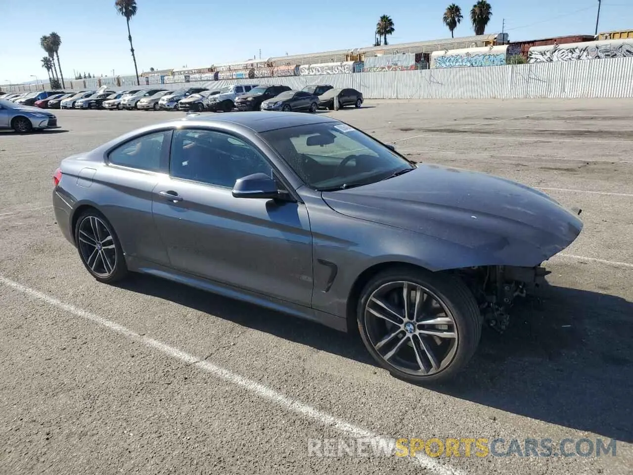 4 fotografías del automóvil dañado WBA4W3C51KAF92949 BMW 4 SERIES 2019