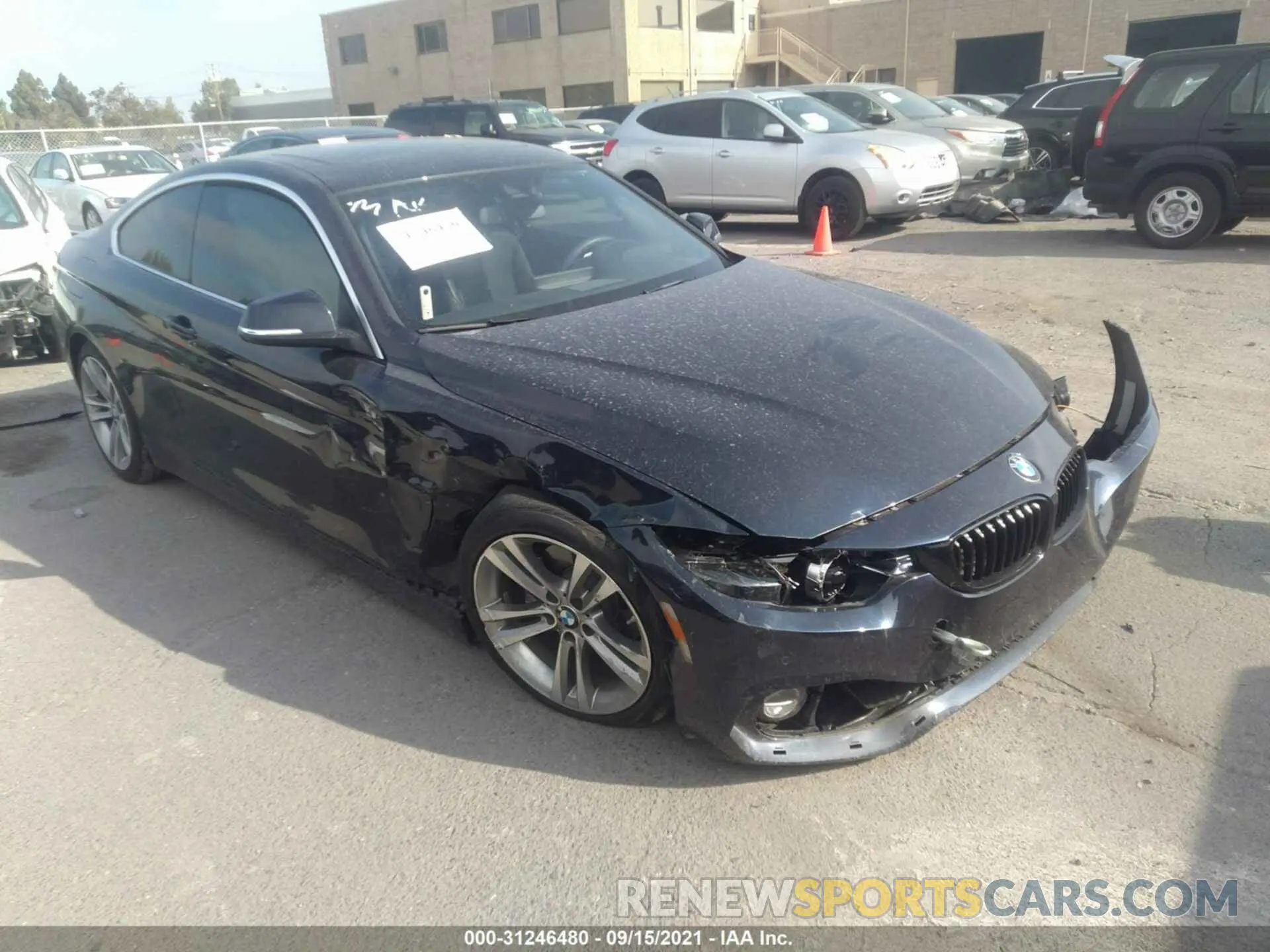 1 fotografías del automóvil dañado WBA4W3C51KAF93485 BMW 4 SERIES 2019