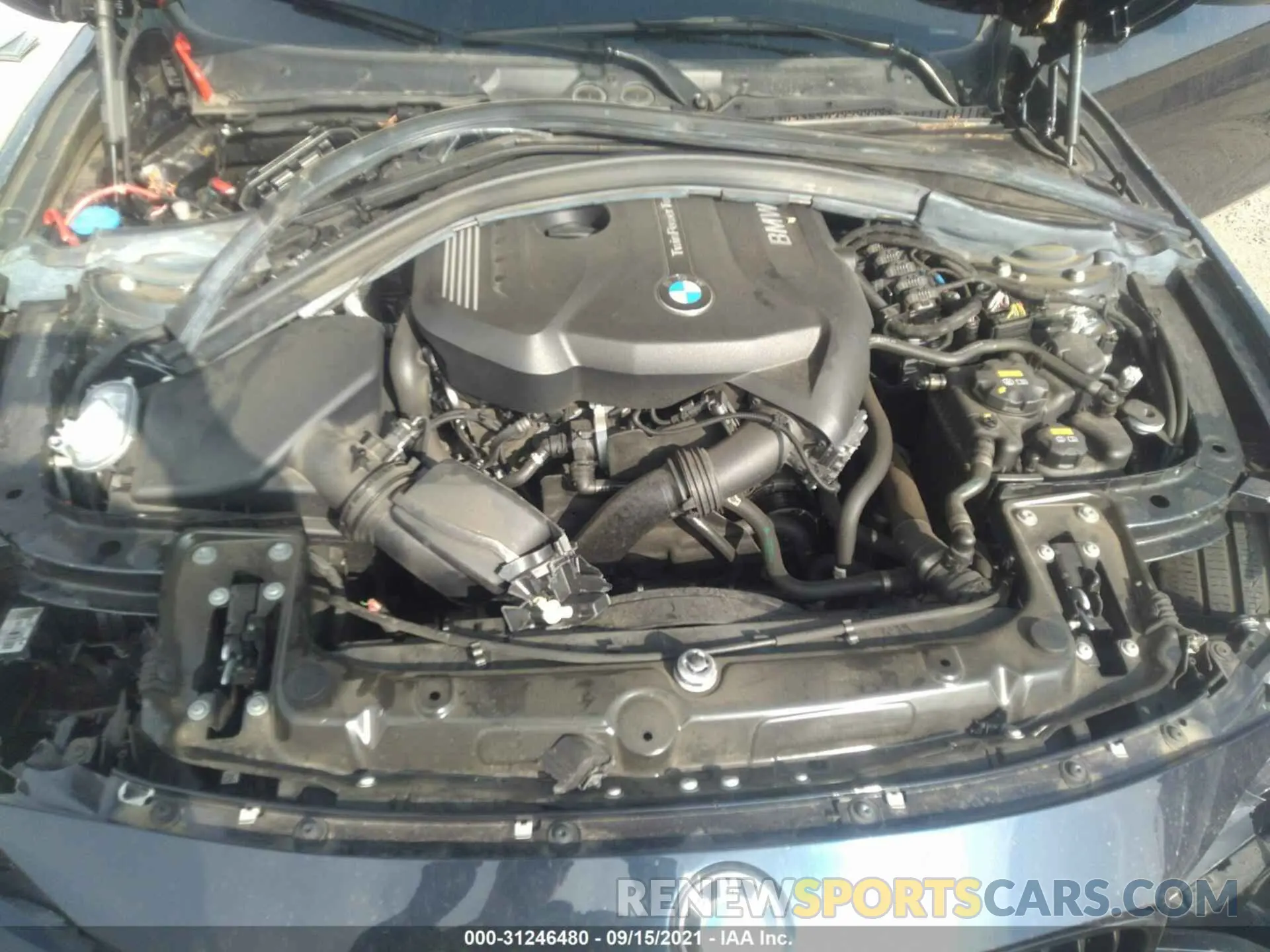 10 fotografías del automóvil dañado WBA4W3C51KAF93485 BMW 4 SERIES 2019