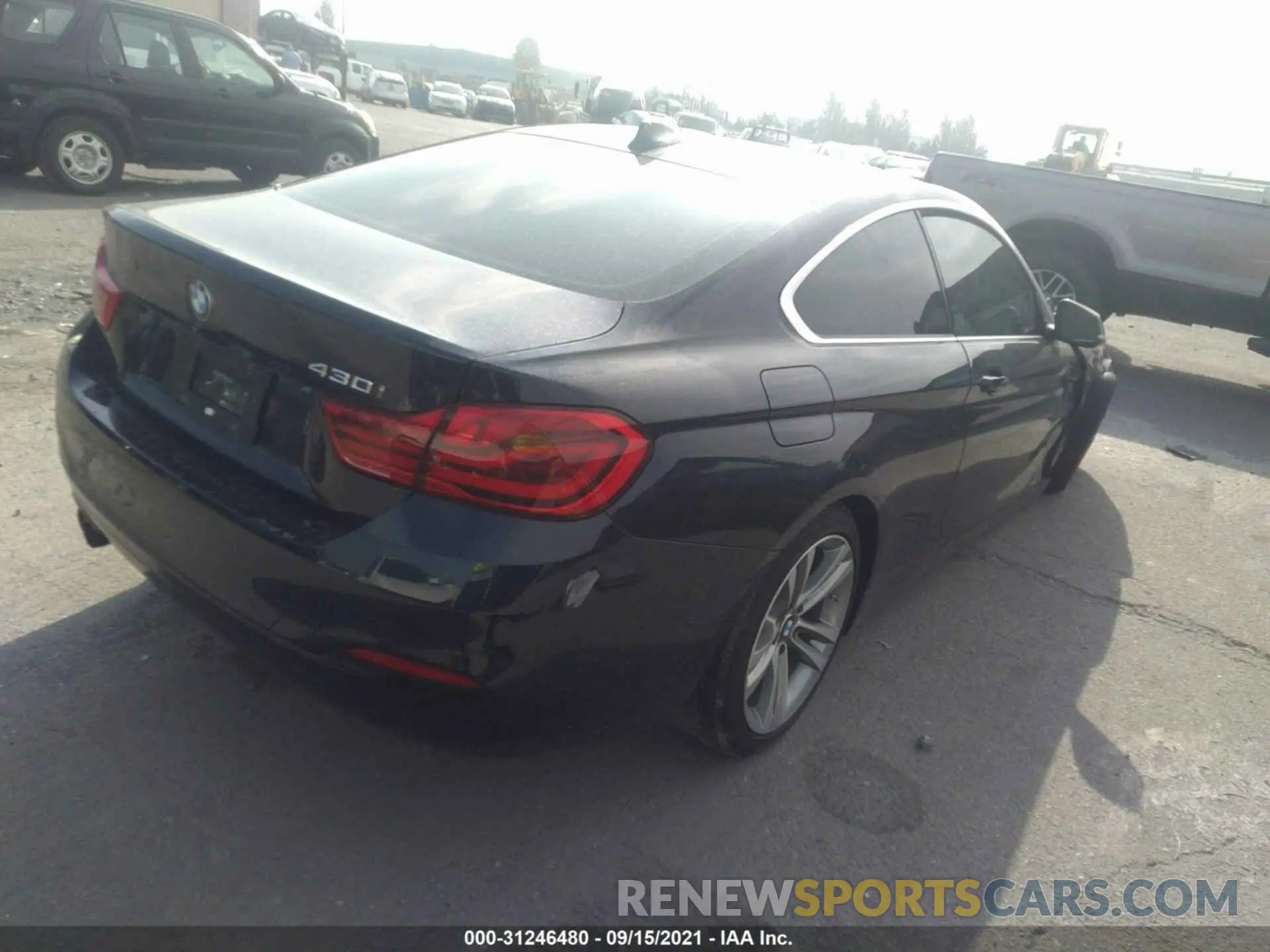 4 fotografías del automóvil dañado WBA4W3C51KAF93485 BMW 4 SERIES 2019
