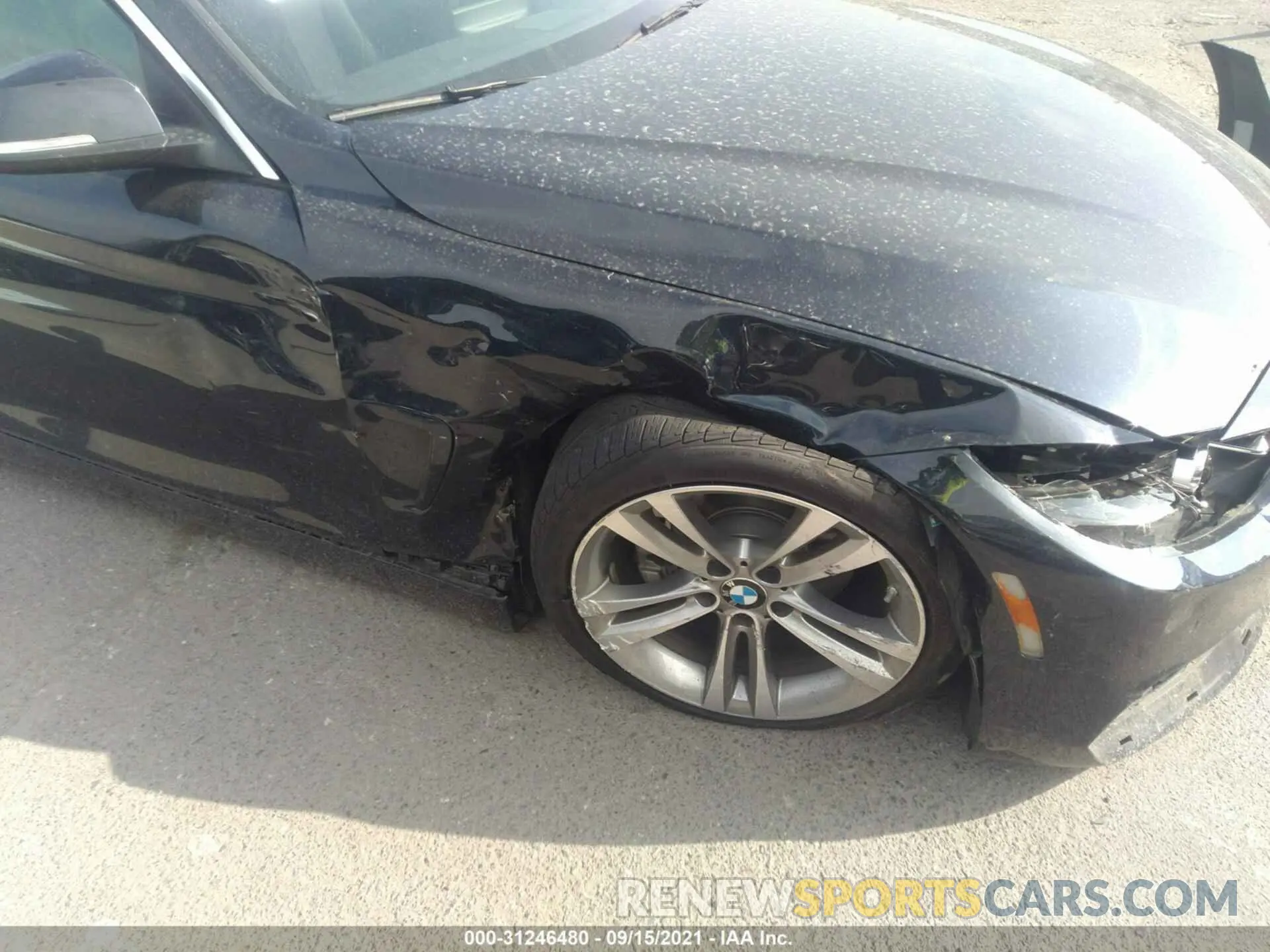 6 fotografías del automóvil dañado WBA4W3C51KAF93485 BMW 4 SERIES 2019