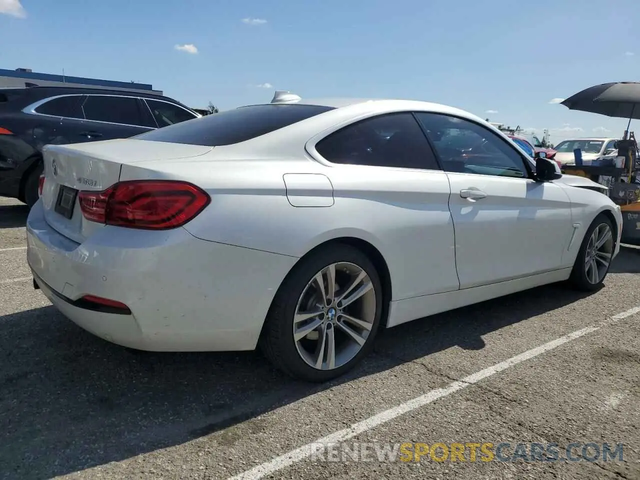 3 fotografías del automóvil dañado WBA4W3C51KAG91402 BMW 4 SERIES 2019