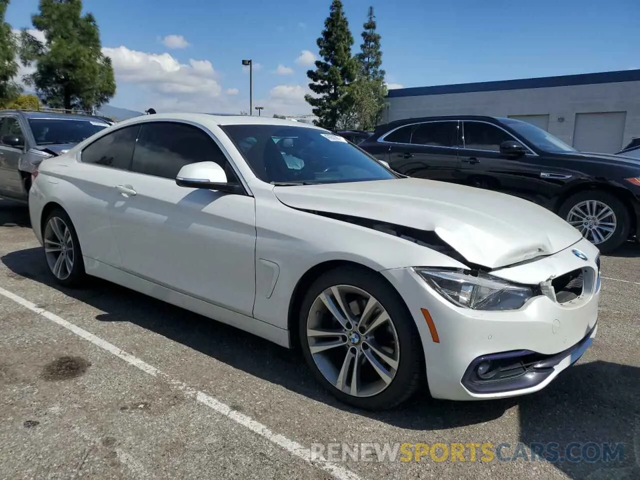 4 fotografías del automóvil dañado WBA4W3C51KAG91402 BMW 4 SERIES 2019