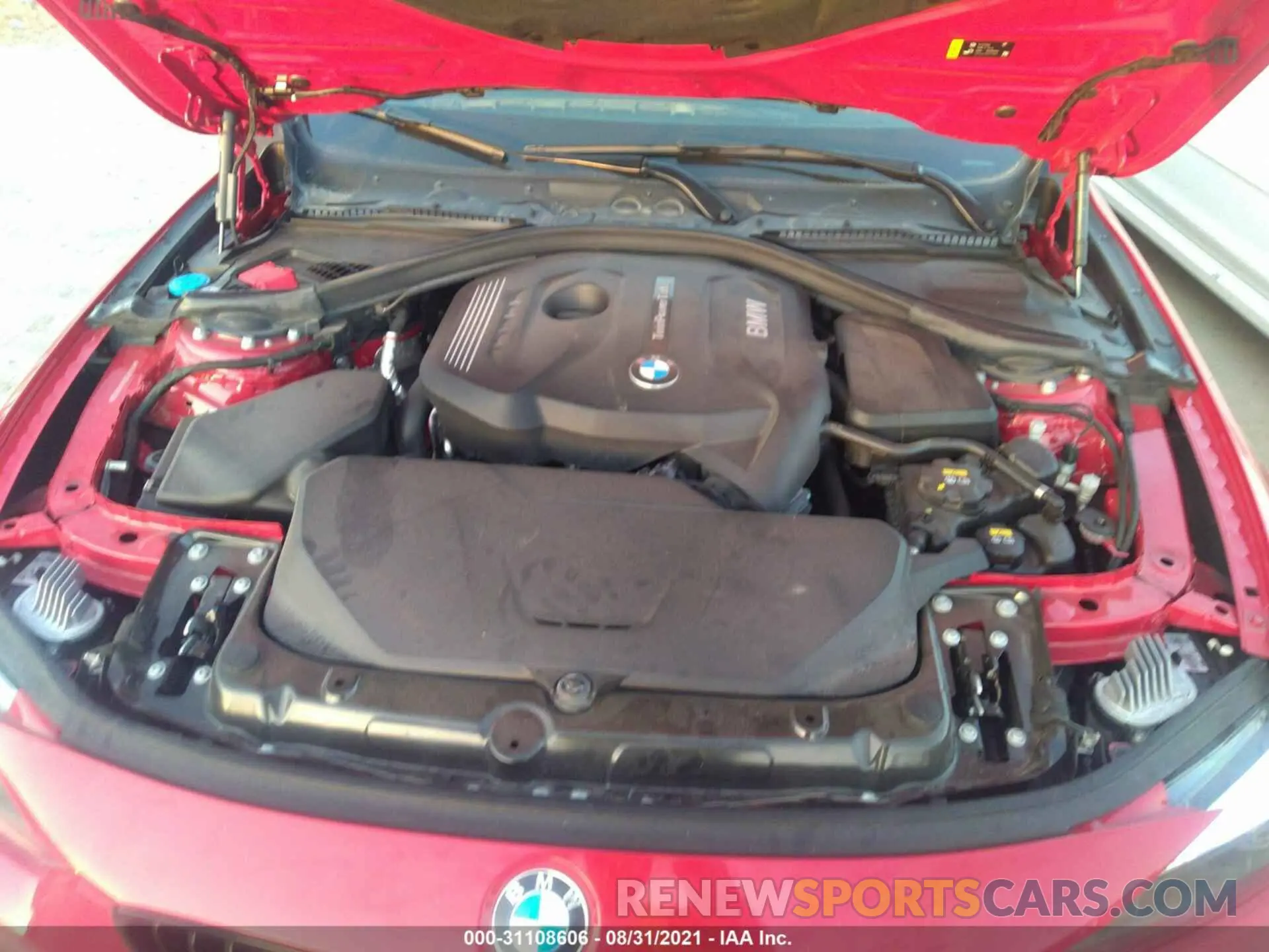 10 fotografías del automóvil dañado WBA4W3C52KAF93530 BMW 4 SERIES 2019