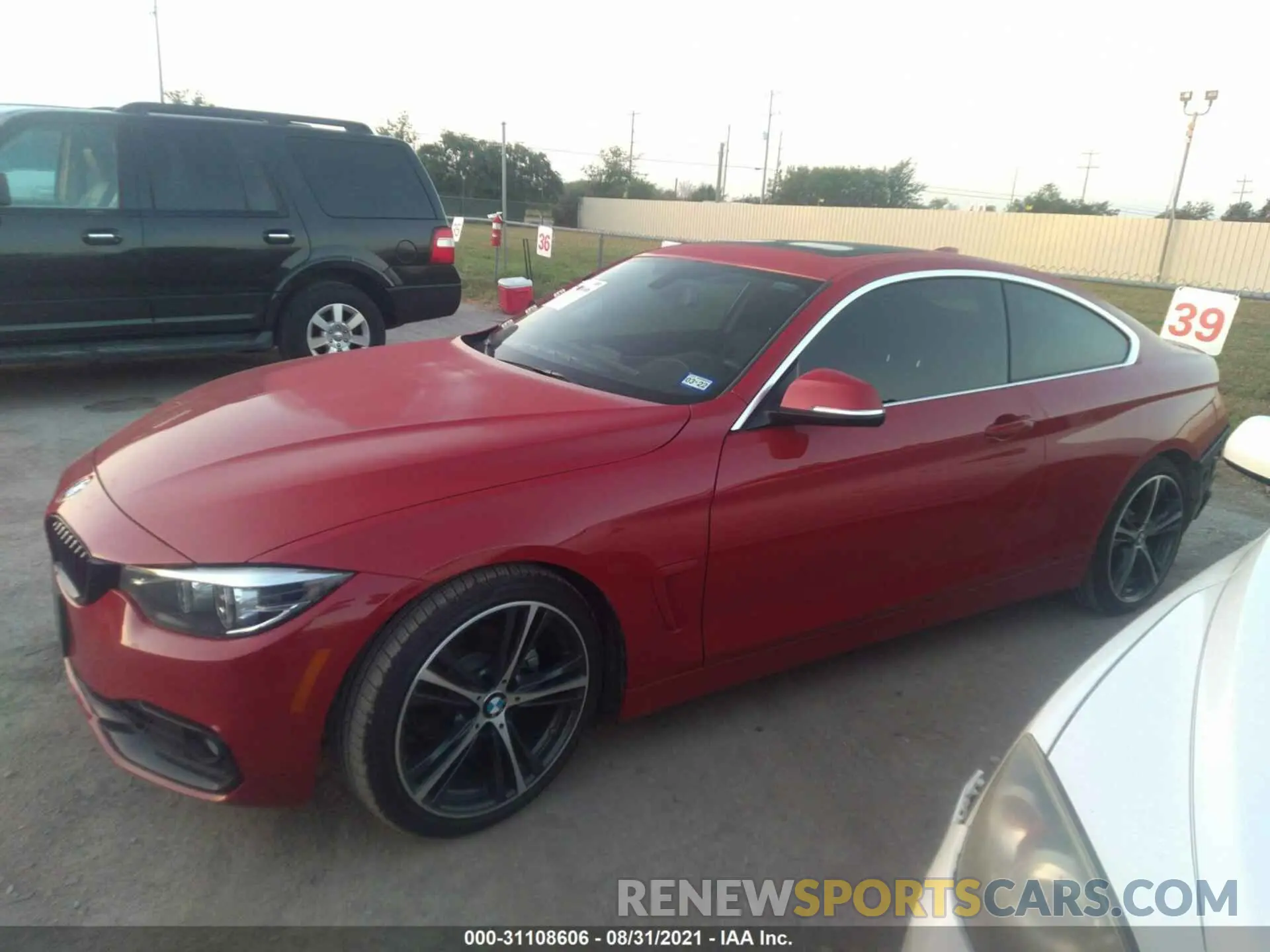 2 fotografías del automóvil dañado WBA4W3C52KAF93530 BMW 4 SERIES 2019
