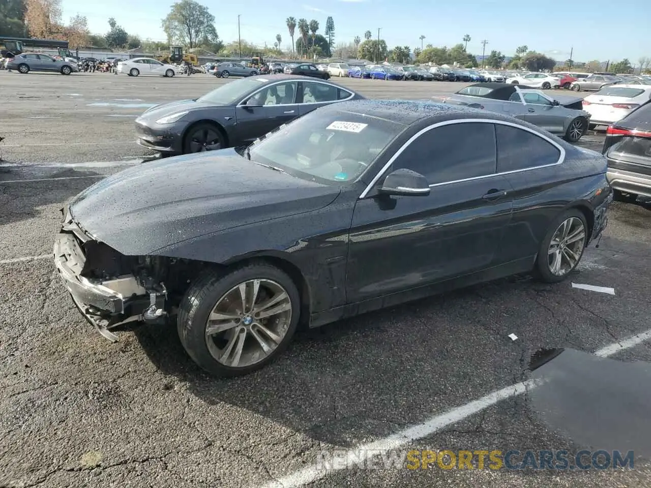 1 fotografías del automóvil dañado WBA4W3C56KAF92610 BMW 4 SERIES 2019