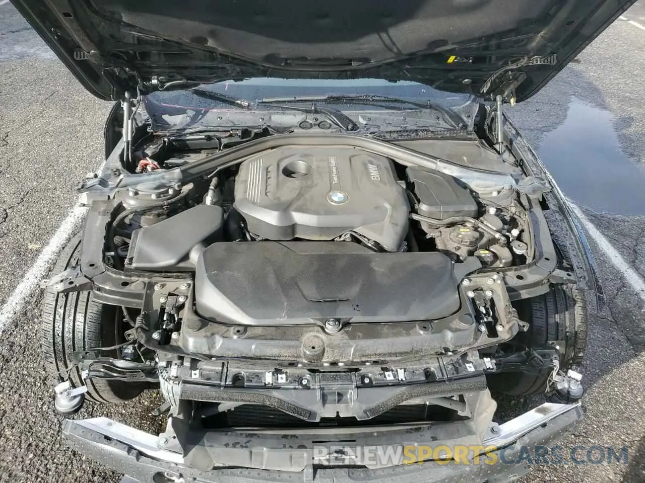 11 fotografías del automóvil dañado WBA4W3C56KAF92610 BMW 4 SERIES 2019