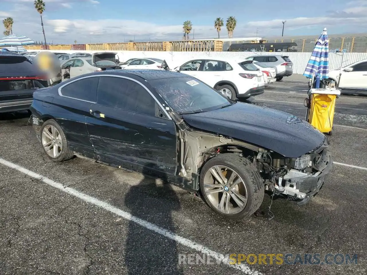 4 fotografías del automóvil dañado WBA4W3C56KAF92610 BMW 4 SERIES 2019