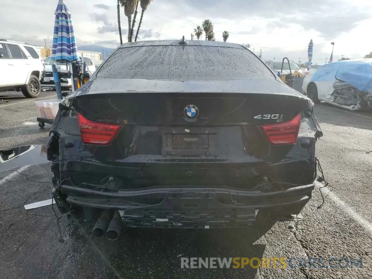 6 fotografías del automóvil dañado WBA4W3C56KAF92610 BMW 4 SERIES 2019