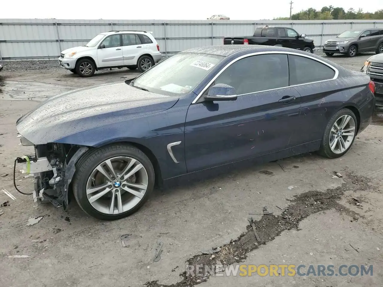 1 fotografías del automóvil dañado WBA4W3C56KAF92901 BMW 4 SERIES 2019