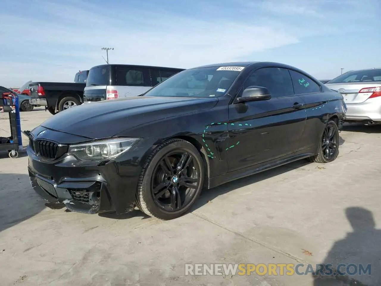 1 fotografías del automóvil dañado WBA4W3C57KAF92003 BMW 4 SERIES 2019