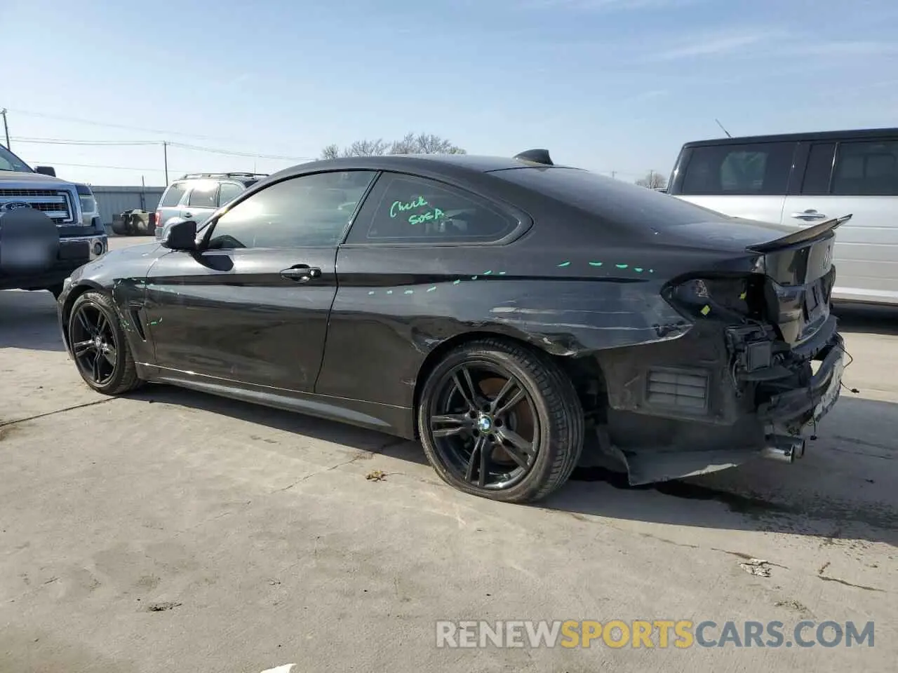 2 fotografías del automóvil dañado WBA4W3C57KAF92003 BMW 4 SERIES 2019