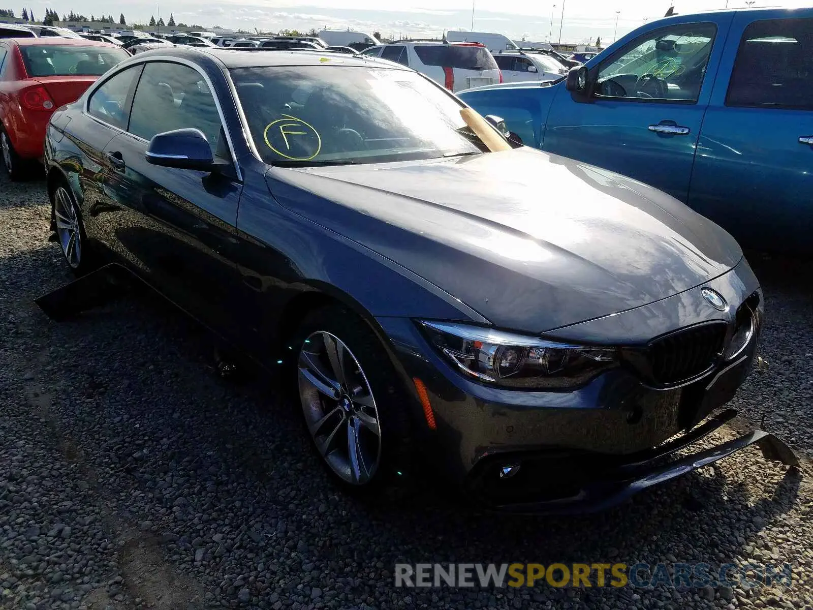1 fotografías del automóvil dañado WBA4W3C57KAF92227 BMW 4 SERIES 2019