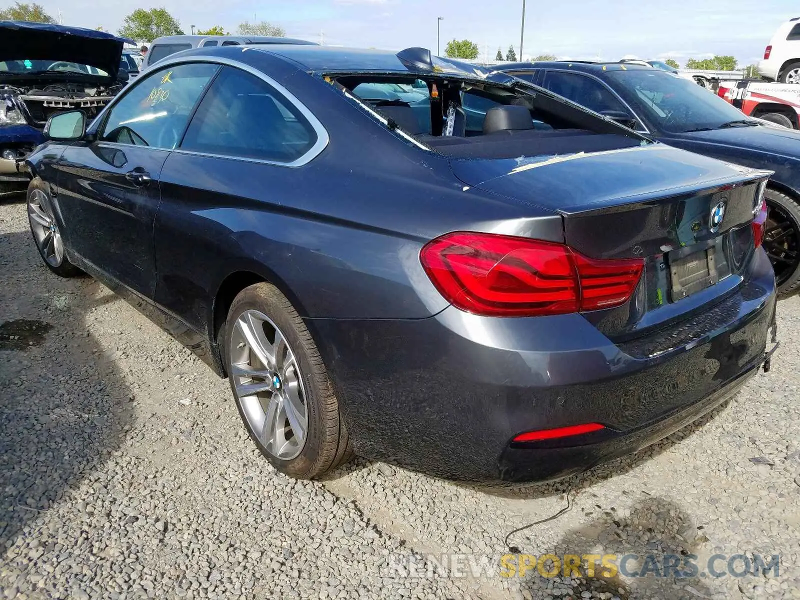 3 fotografías del automóvil dañado WBA4W3C57KAF92227 BMW 4 SERIES 2019