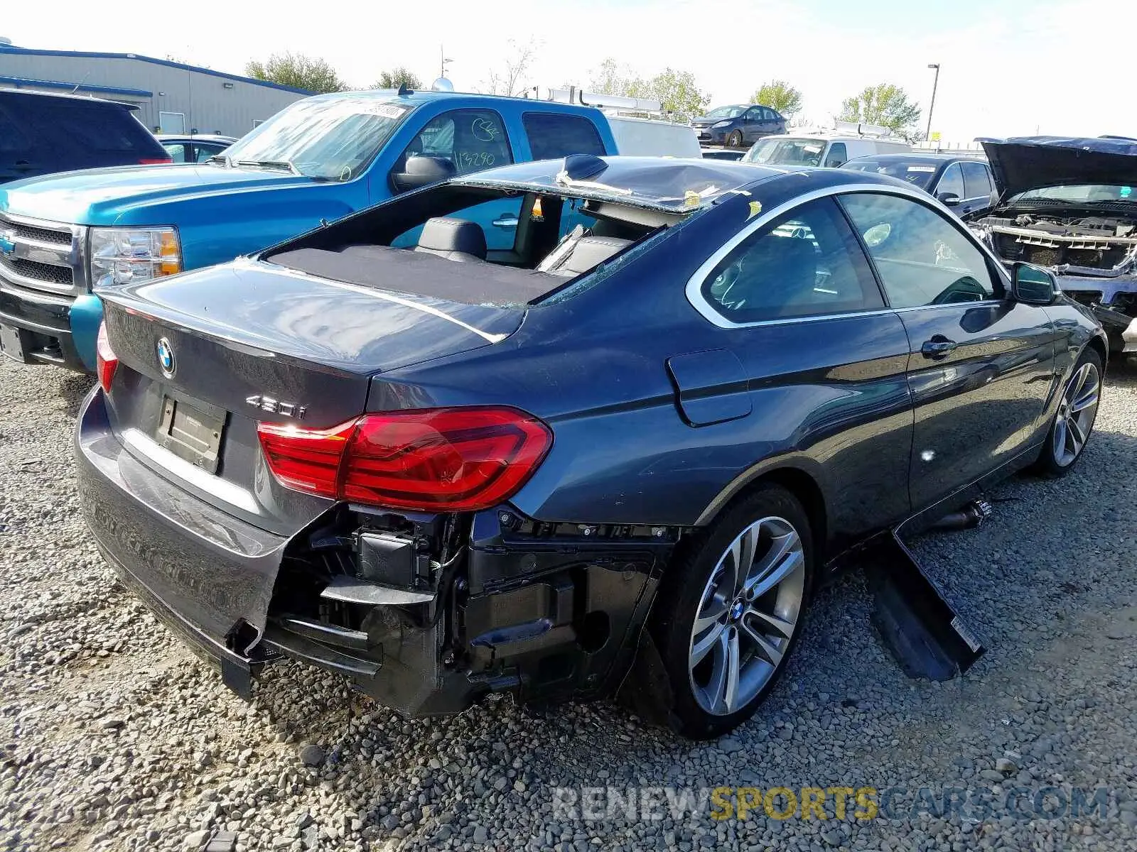 4 fotografías del automóvil dañado WBA4W3C57KAF92227 BMW 4 SERIES 2019