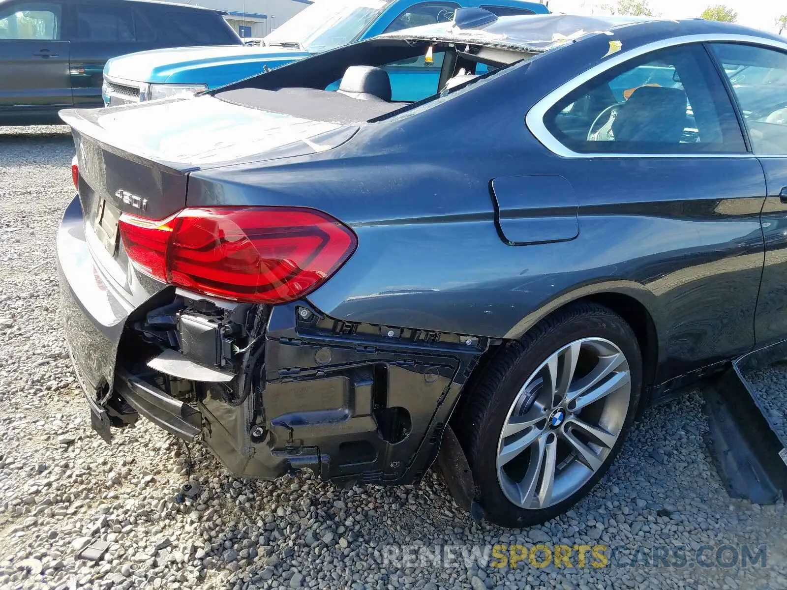 9 fotografías del automóvil dañado WBA4W3C57KAF92227 BMW 4 SERIES 2019