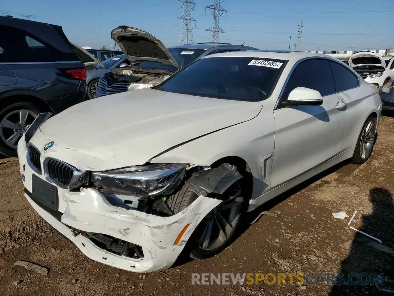 1 fotografías del automóvil dañado WBA4W3C59KAF92651 BMW 4 SERIES 2019