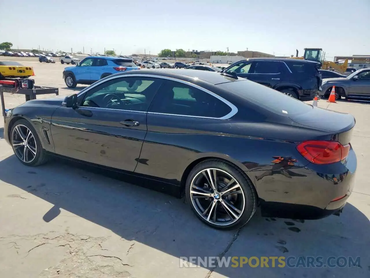 2 fotografías del automóvil dañado WBA4W3C5XKAF93274 BMW 4 SERIES 2019