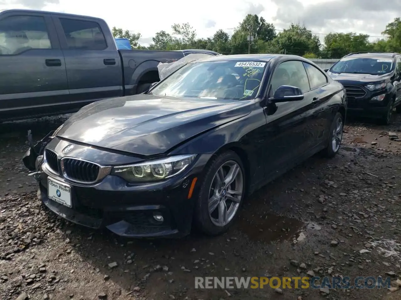 2 fotografías del automóvil dañado WBA4W5C54KAE51269 BMW 4 SERIES 2019