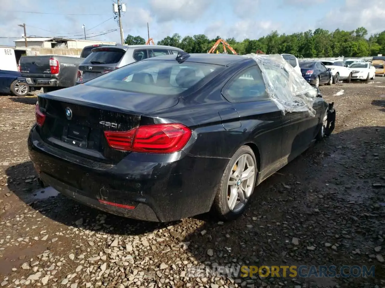 4 fotografías del automóvil dañado WBA4W5C54KAE51269 BMW 4 SERIES 2019