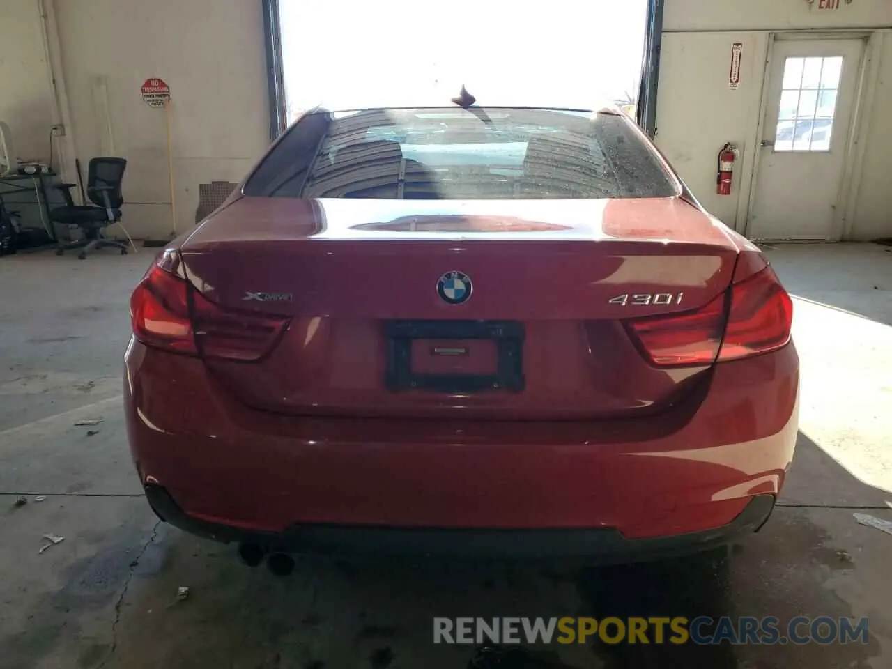 6 fotografías del automóvil dañado WBA4W5C56KAE49961 BMW 4 SERIES 2019