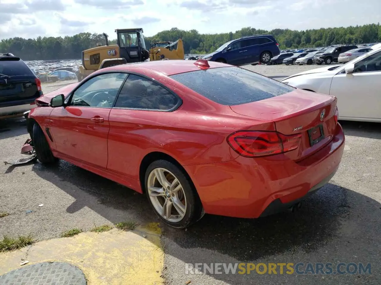 2 fotografías del automóvil dañado WBA4W5C56KAE51077 BMW 4 SERIES 2019