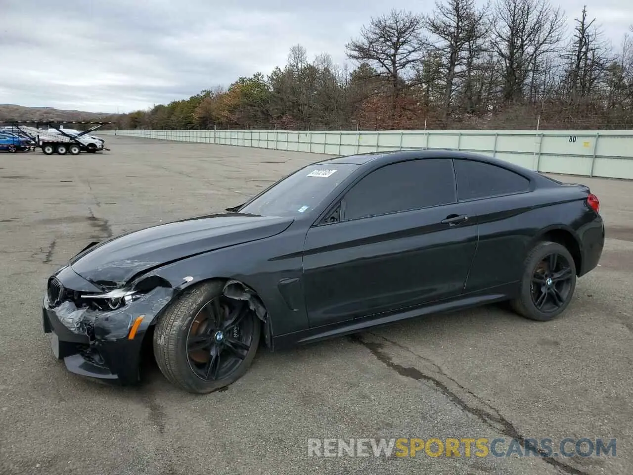 1 fotografías del automóvil dañado WBA4W5C58KAE49444 BMW 4 SERIES 2019