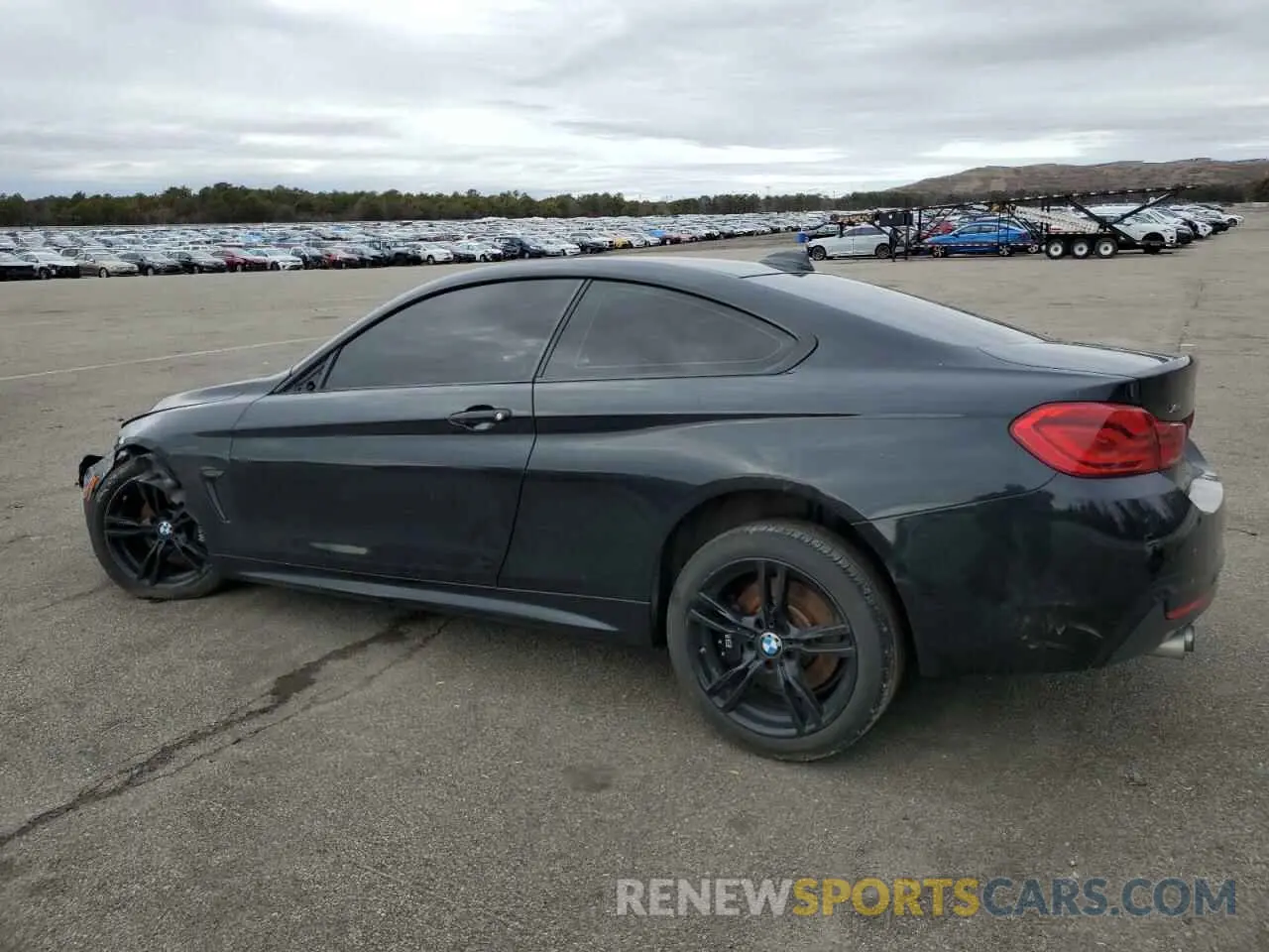 2 fotografías del automóvil dañado WBA4W5C58KAE49444 BMW 4 SERIES 2019