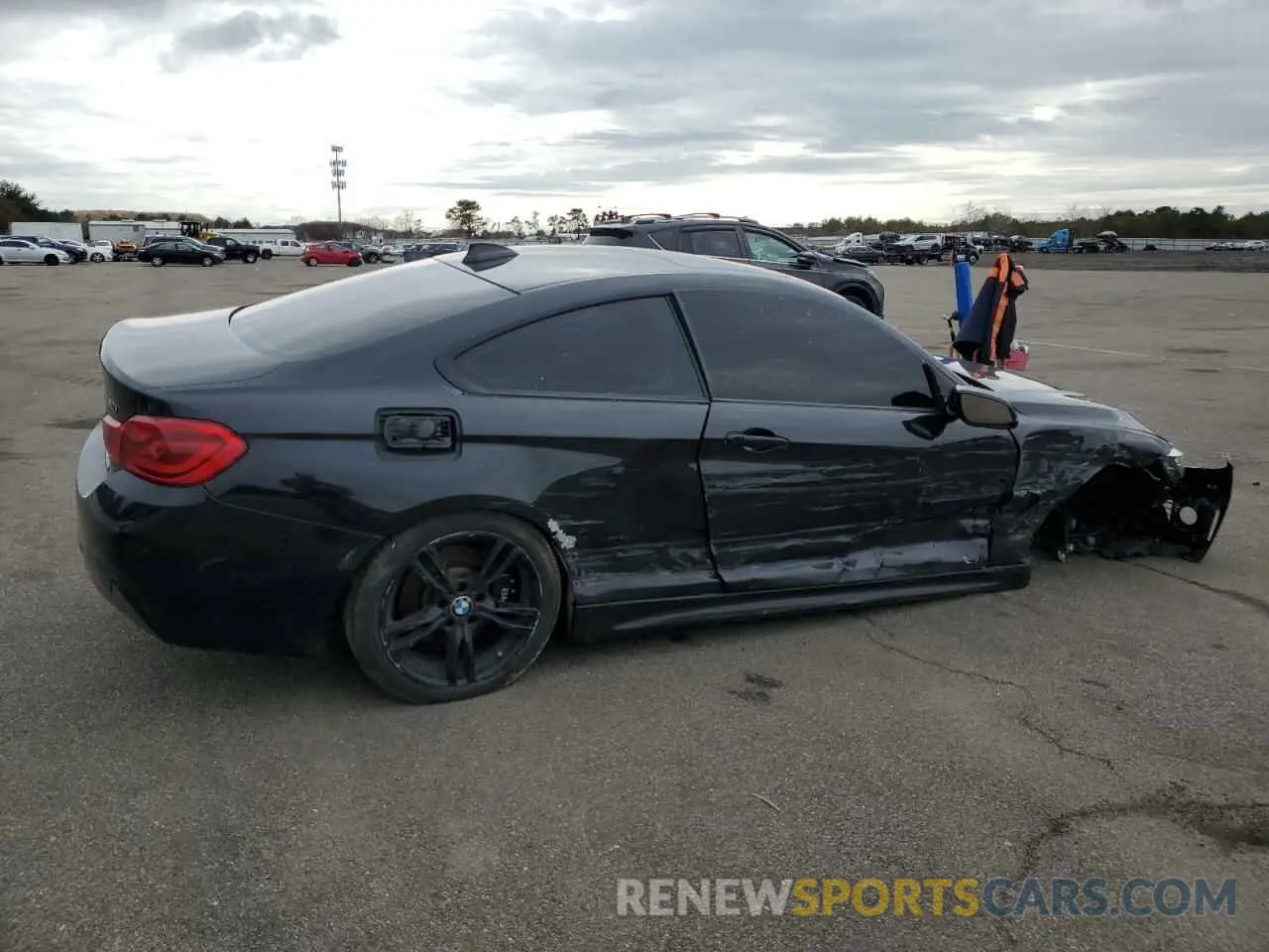 3 fotografías del automóvil dañado WBA4W5C58KAE49444 BMW 4 SERIES 2019