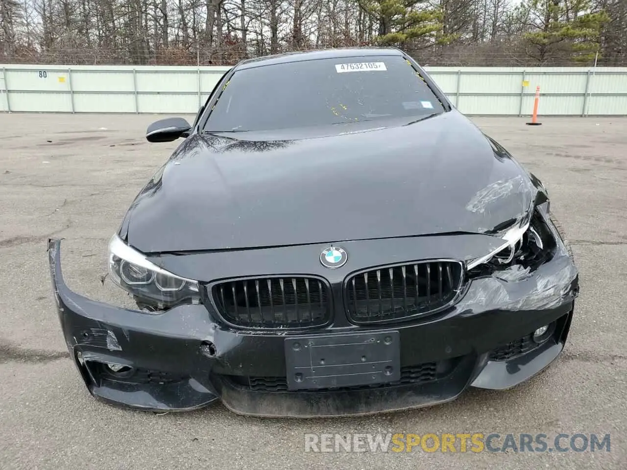 5 fotografías del automóvil dañado WBA4W5C58KAE49444 BMW 4 SERIES 2019