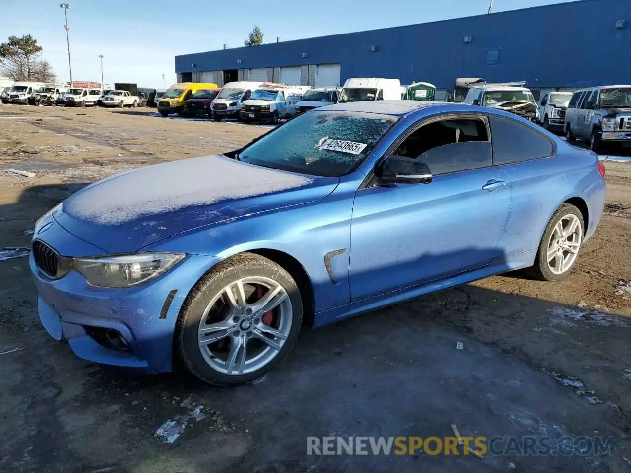 1 fotografías del automóvil dañado WBA4W5C5XKAE43838 BMW 4 SERIES 2019