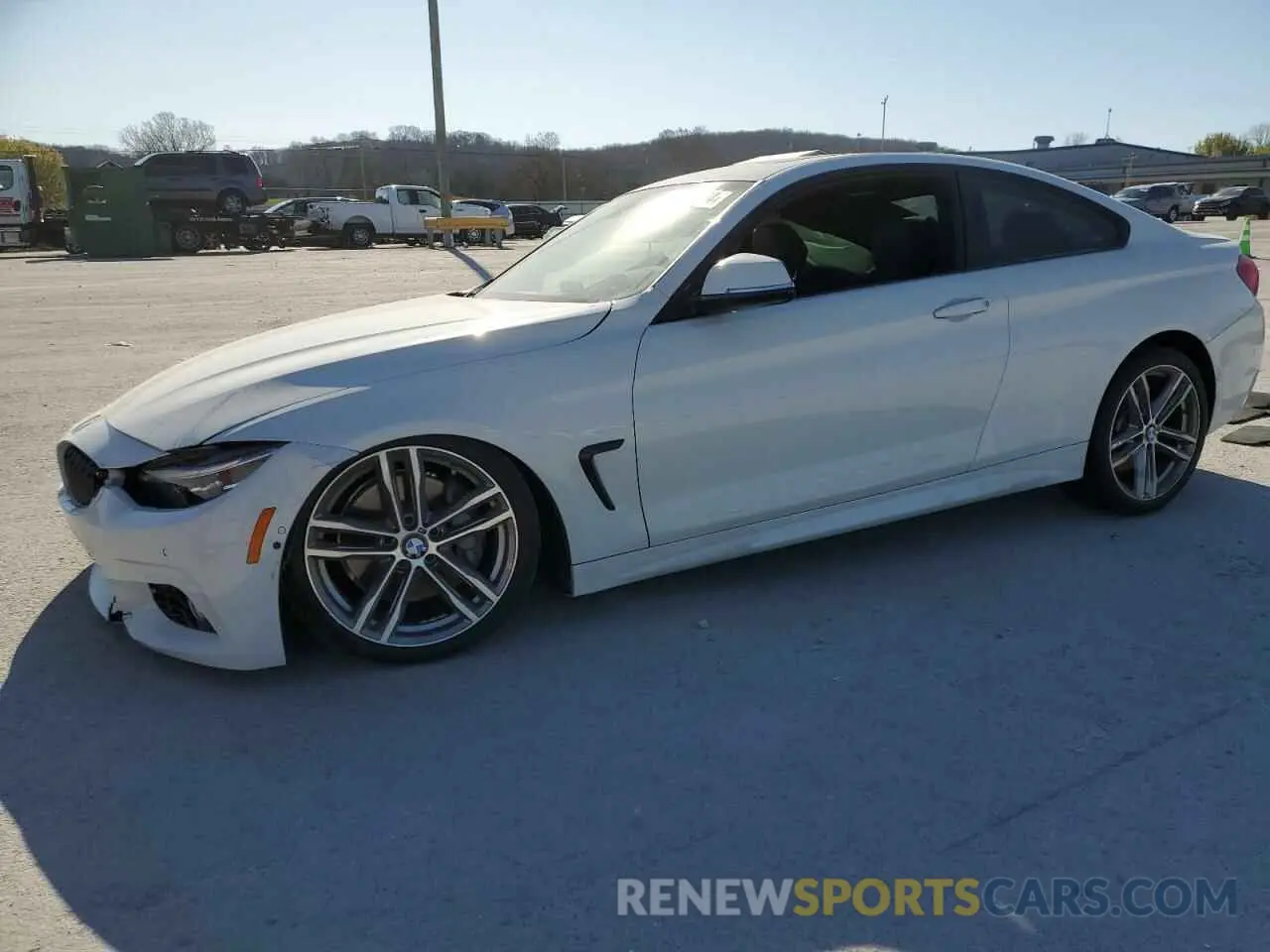 1 fotografías del automóvil dañado WBA4W7C56KAG52196 BMW 4 SERIES 2019