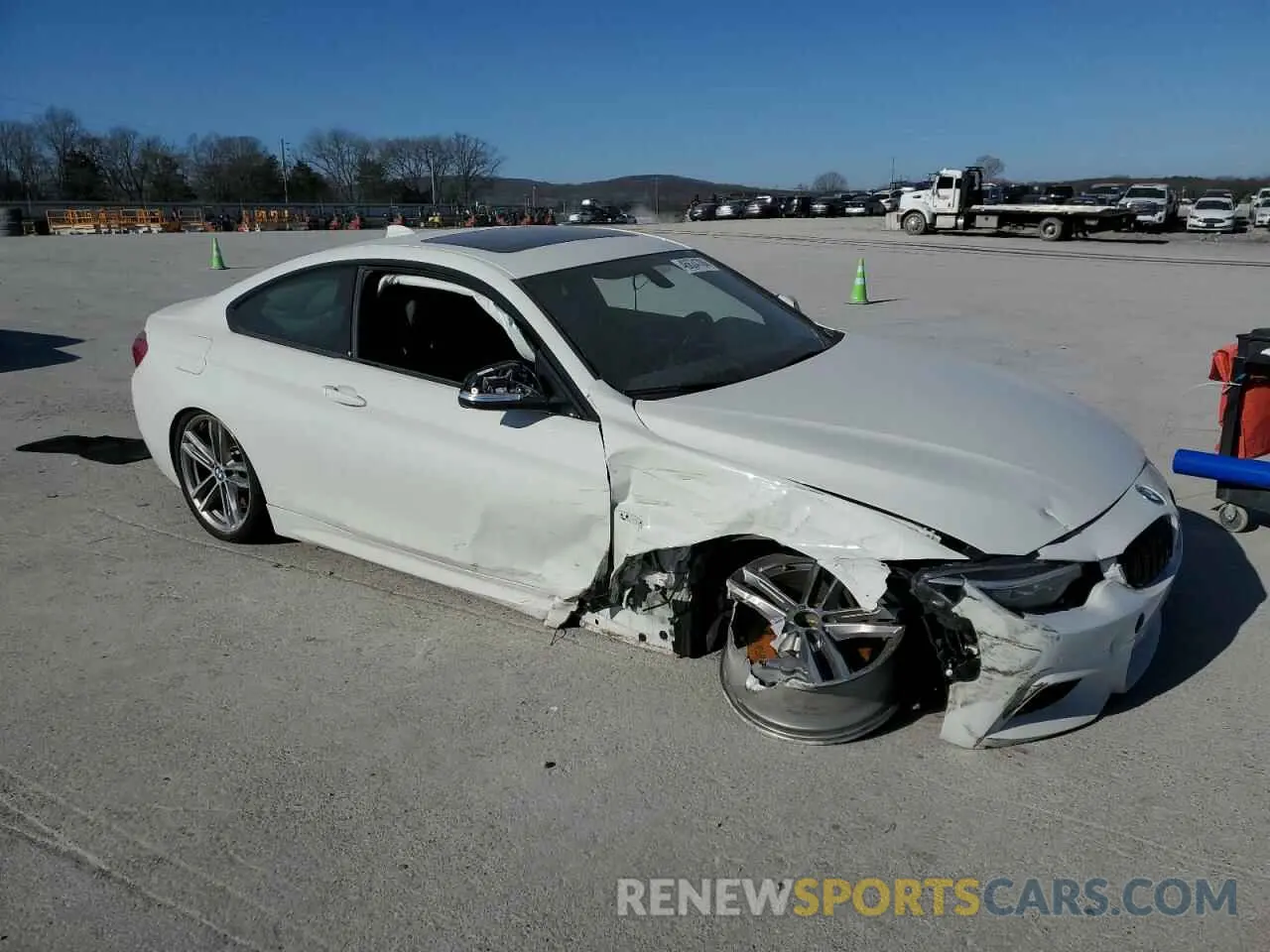 4 fotografías del automóvil dañado WBA4W7C56KAG52196 BMW 4 SERIES 2019