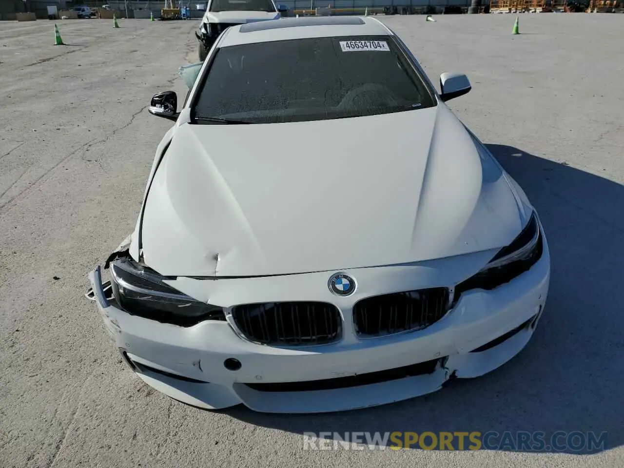 5 fotografías del automóvil dañado WBA4W7C56KAG52196 BMW 4 SERIES 2019