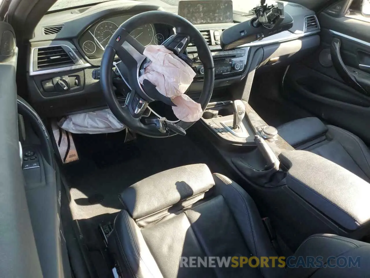 8 fotografías del automóvil dañado WBA4W7C56KAG52196 BMW 4 SERIES 2019