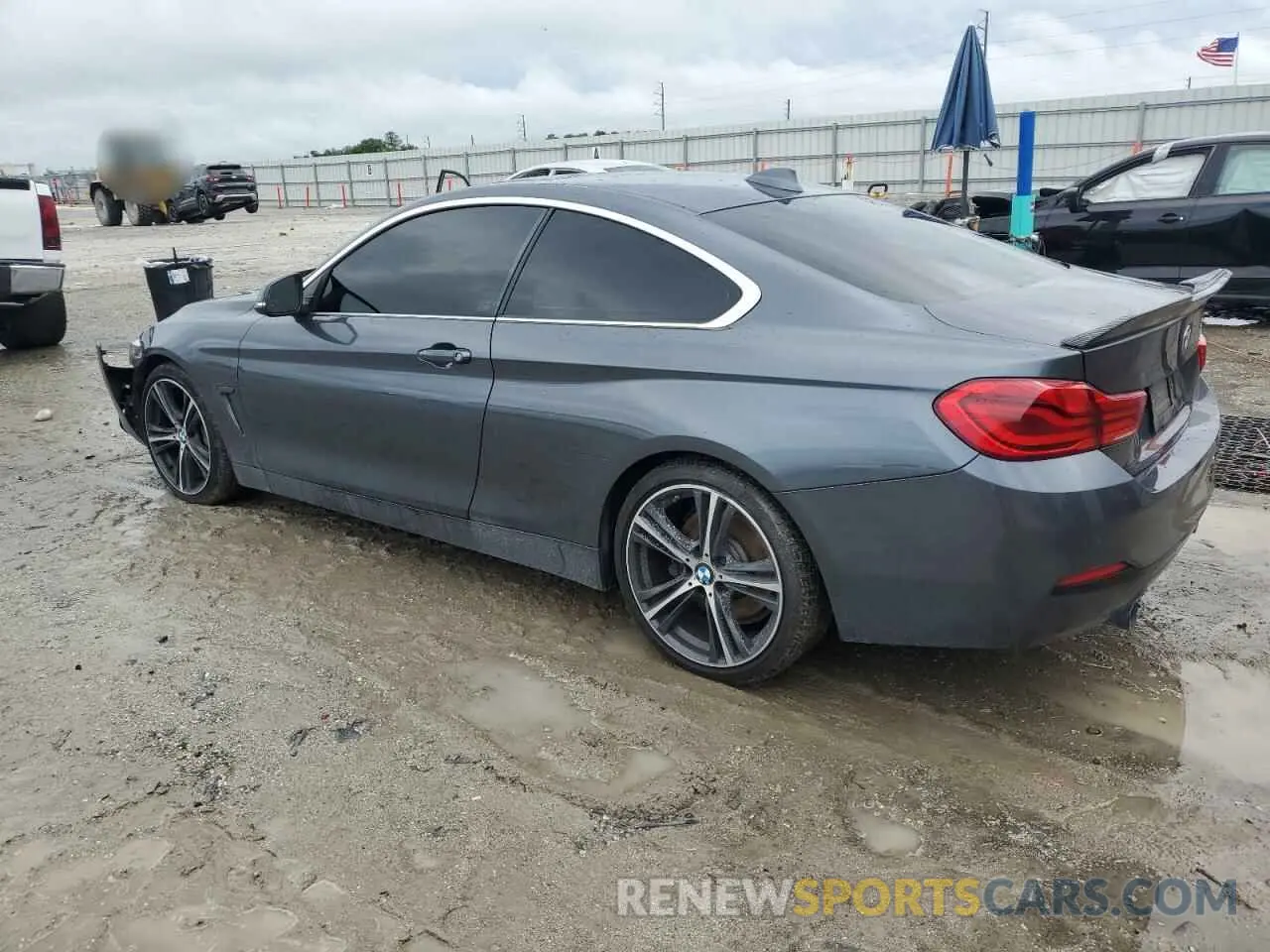 2 fotografías del automóvil dañado WBA4W7C58KAG53074 BMW 4 SERIES 2019