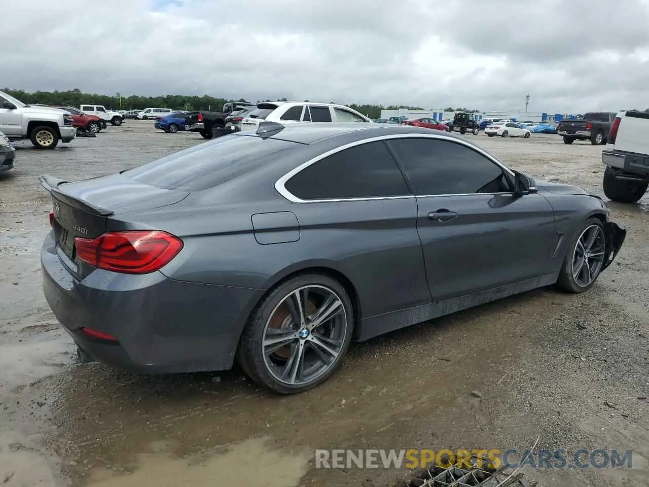 3 fotografías del automóvil dañado WBA4W7C58KAG53074 BMW 4 SERIES 2019