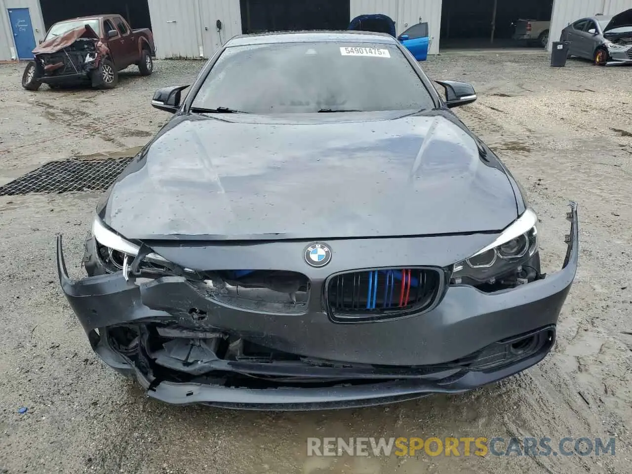 5 fotografías del automóvil dañado WBA4W7C58KAG53074 BMW 4 SERIES 2019