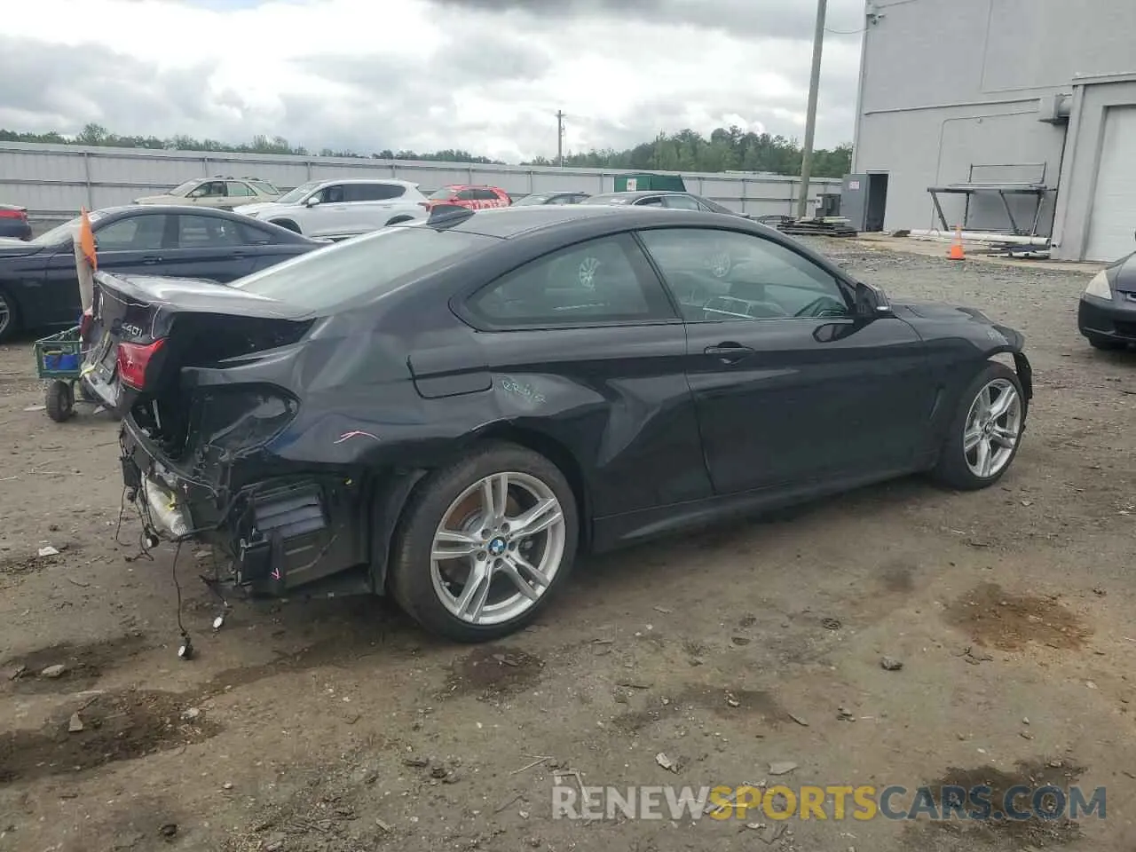 3 fotografías del automóvil dañado WBA4W9C52KAF94728 BMW 4 SERIES 2019