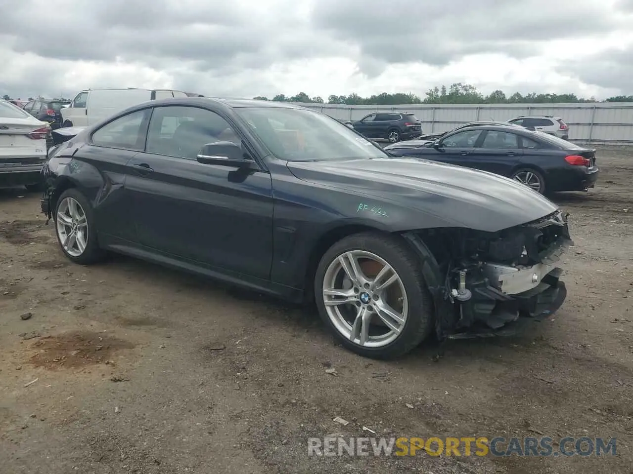 4 fotografías del automóvil dañado WBA4W9C52KAF94728 BMW 4 SERIES 2019