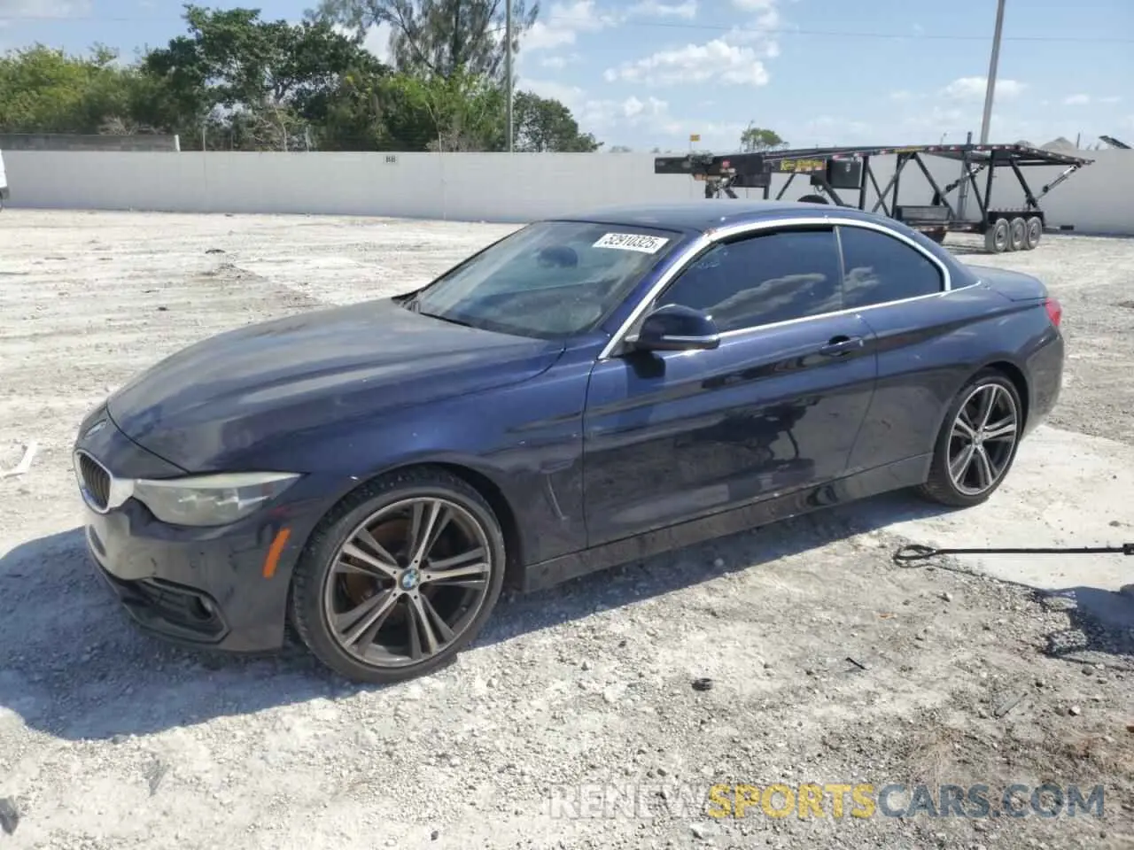 1 fotografías del automóvil dañado WBA4Z1C50KEE44313 BMW 4 SERIES 2019