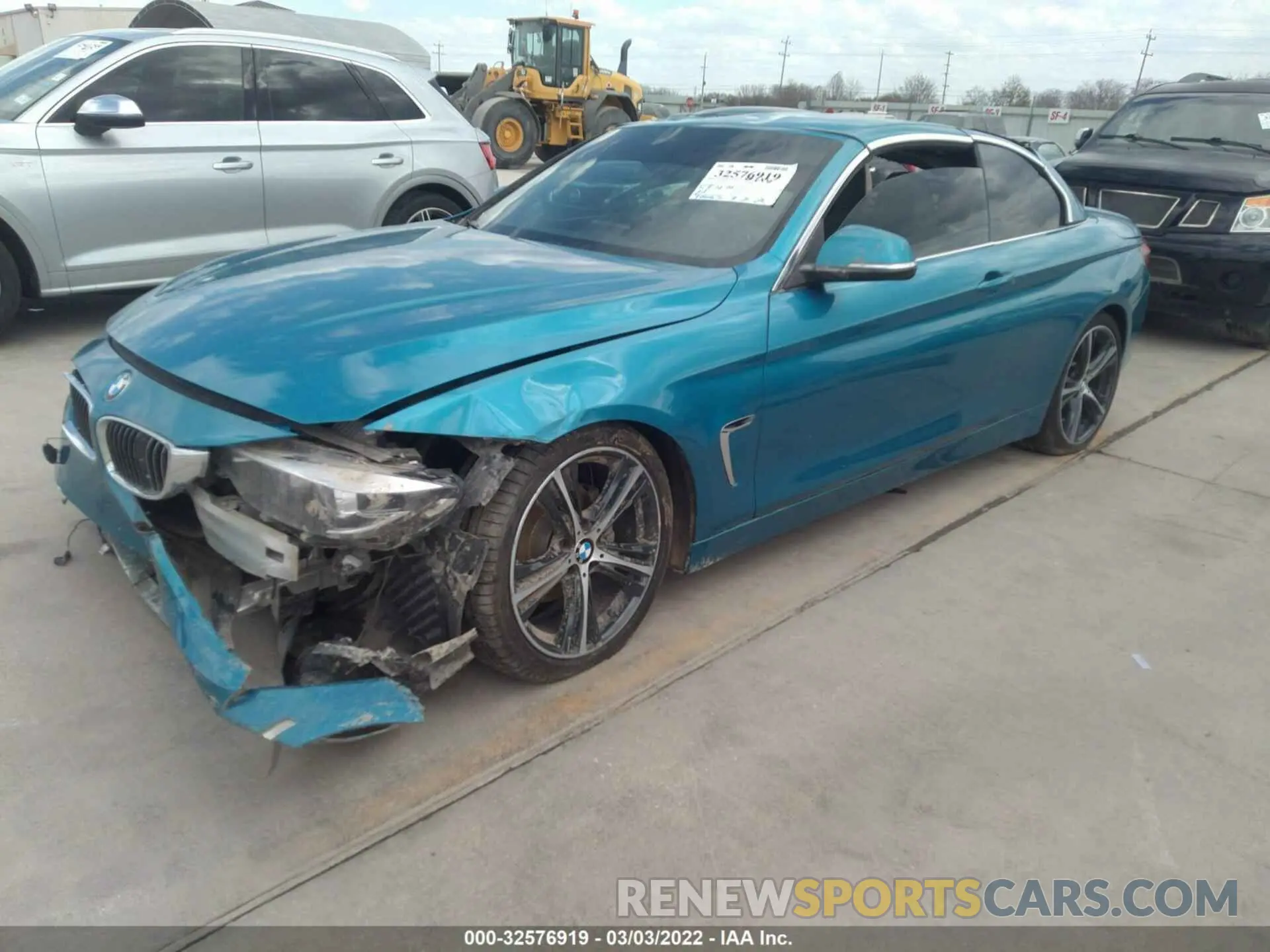 2 fotografías del automóvil dañado WBA4Z1C54KEE44606 BMW 4 SERIES 2019