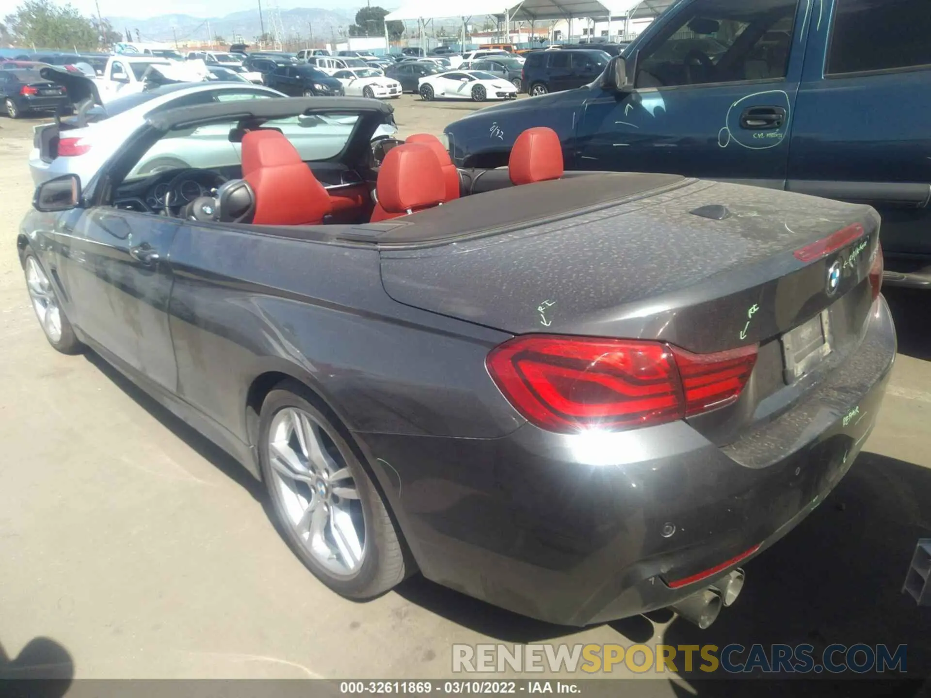 3 fotografías del automóvil dañado WBA4Z1C54KEE51507 BMW 4 SERIES 2019