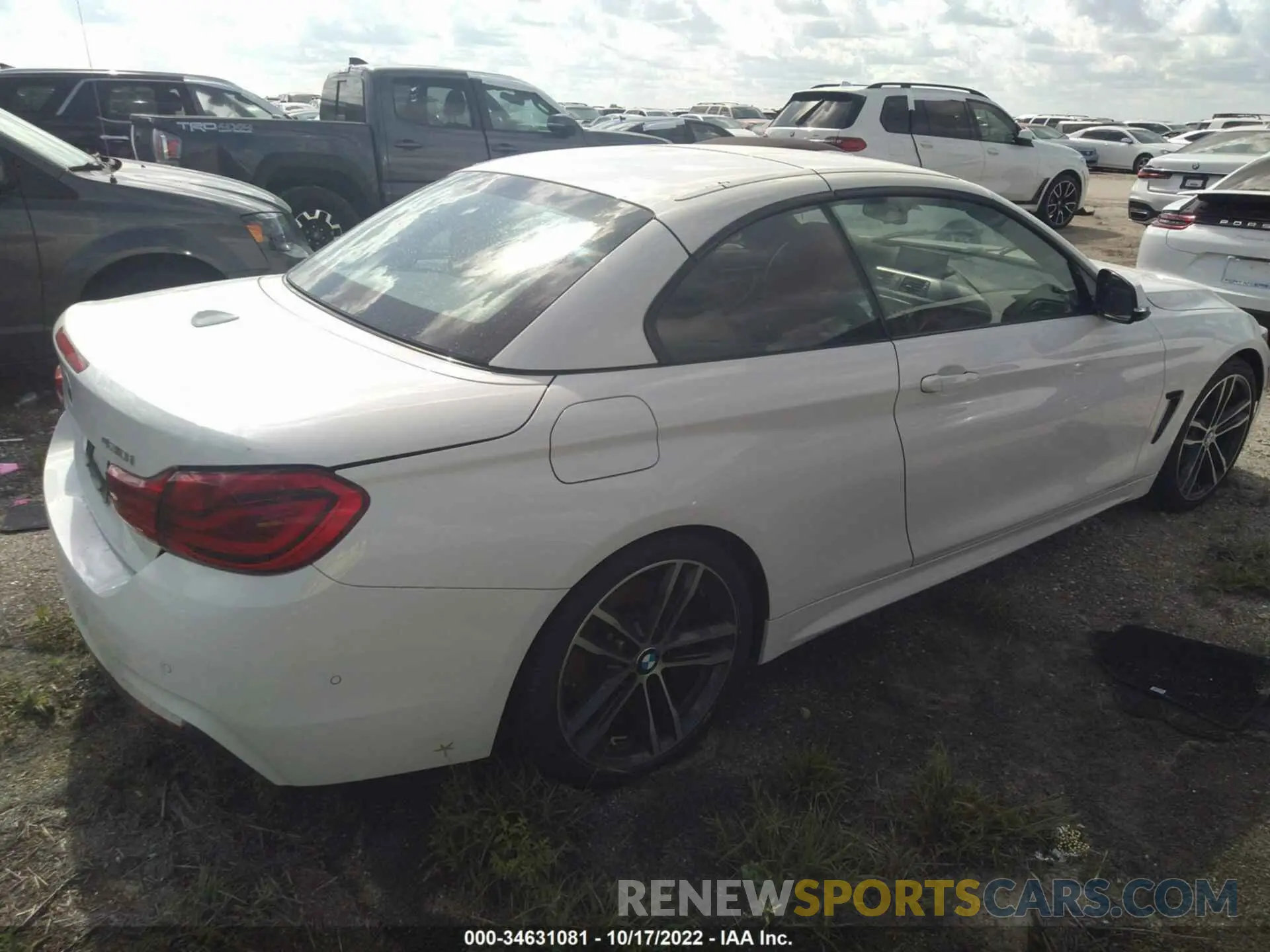 4 fotografías del automóvil dañado WBA4Z1C57KEE51159 BMW 4 SERIES 2019