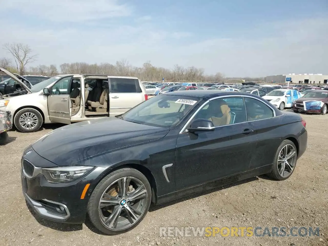 1 fotografías del automóvil dañado WBA4Z3C51KEF32377 BMW 4 SERIES 2019