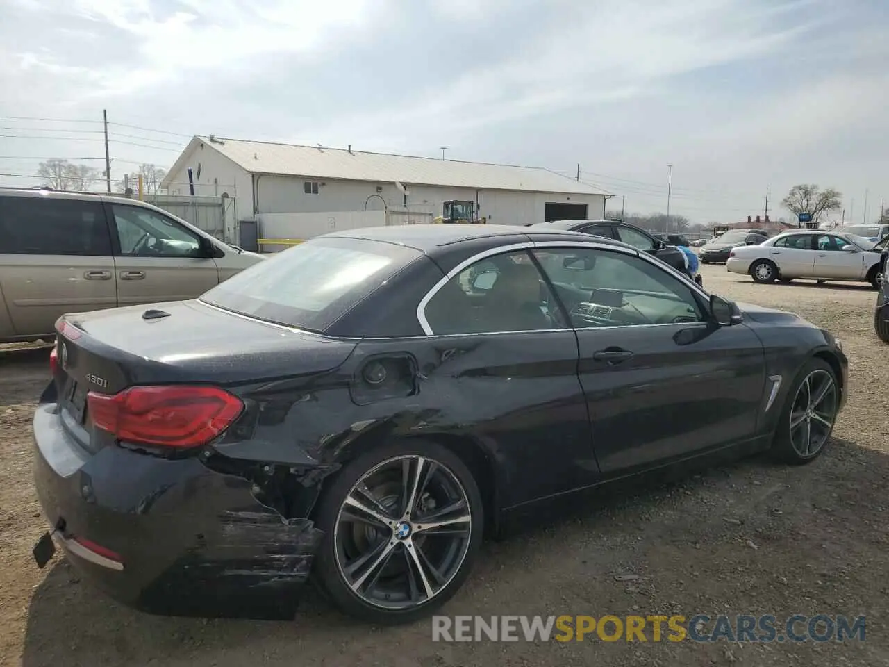 3 fotografías del automóvil dañado WBA4Z3C51KEF32377 BMW 4 SERIES 2019
