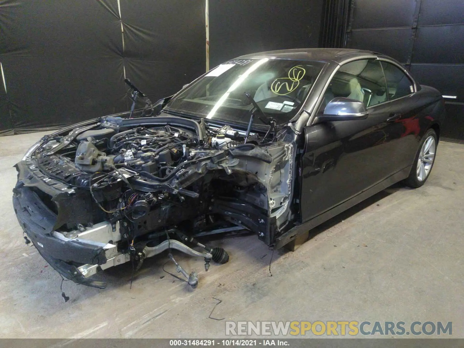 2 fotografías del automóvil dañado WBA4Z3C54KEF31241 BMW 4 SERIES 2019