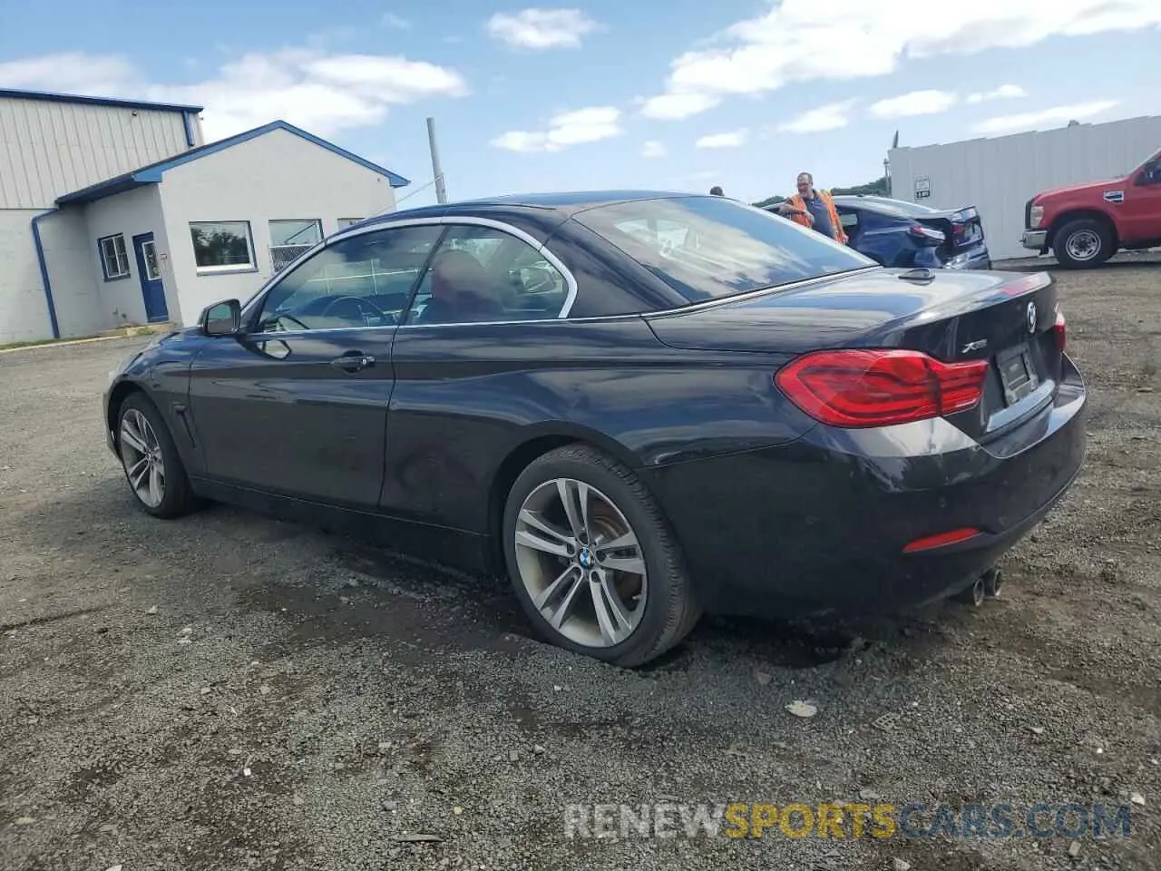 2 fotografías del automóvil dañado WBA4Z3C56KEF31290 BMW 4 SERIES 2019